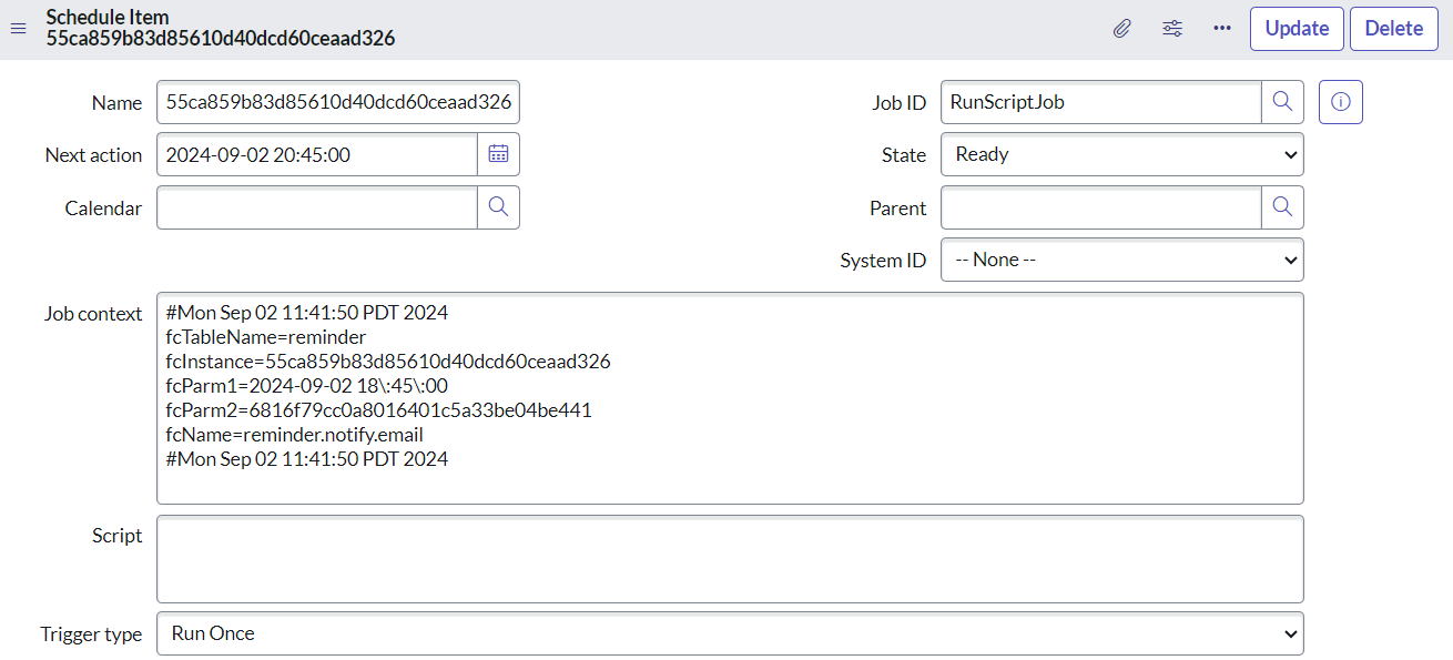 A (user-)friendly reminder