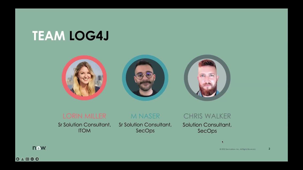 Log4J and Beyond: Protect Your Ass{ets} with ServiceNow