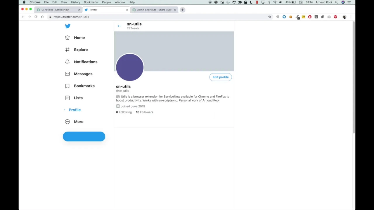 SN Utils Slash Commands