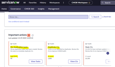 Tik-Tok! How to find Duplicate CIs using CMDB Workspace