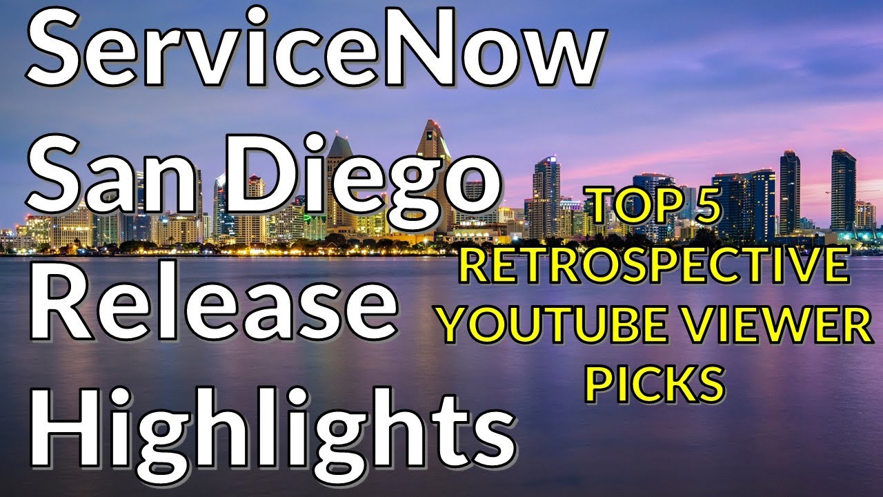 San Diego Retrospectove - YouTube Viewers Top 5 Features