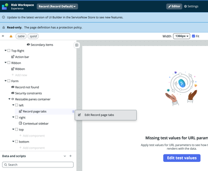 How to Create an "Overview" Tab in a Workspace in ServiceNow