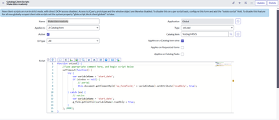Enforce calendar use by making the date variable input read-only for catalog item in native & portal