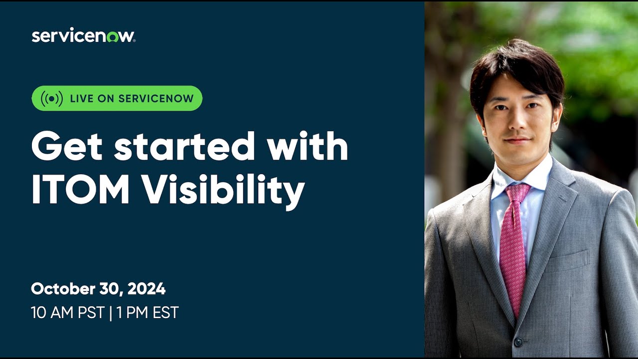Get started with ITOM Visibility