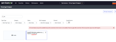 Integrating ChatGPT with Virtual Agent for KB Article Creation