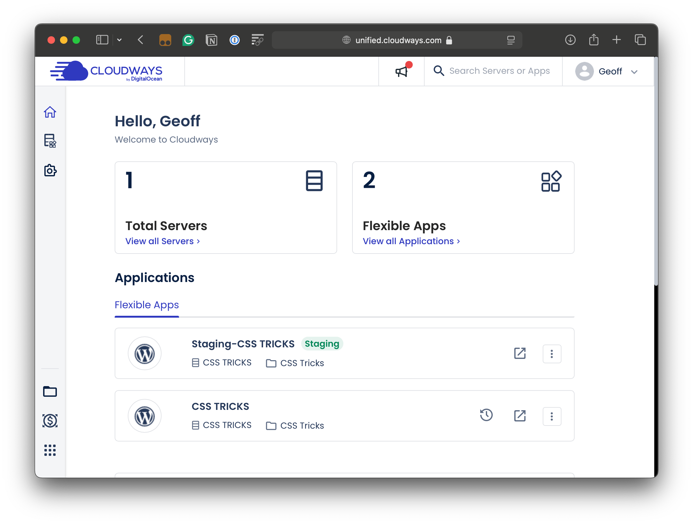 A Few Ways That Cloudways Makes Running This Site A Little Easier