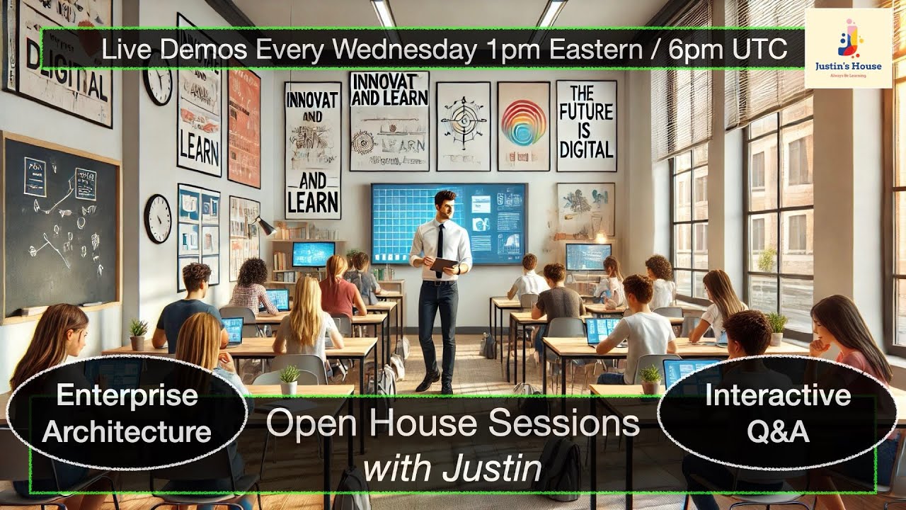 Open House Sessions with Justin - 20250113