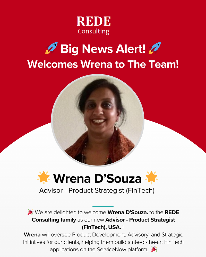 📢 Welcome Wrena to the REDE Consulting Family!