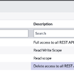 Limit the access granted to an OAuth client by using REST API authentication scopes.
