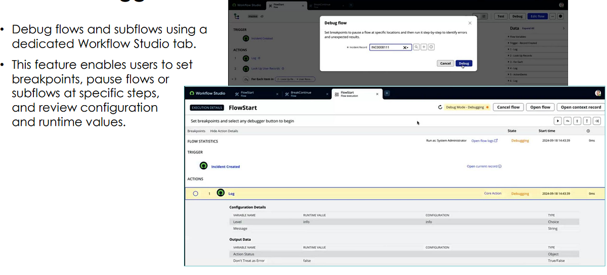 YOKOHAMA Release Feature 7: Flow Debugger