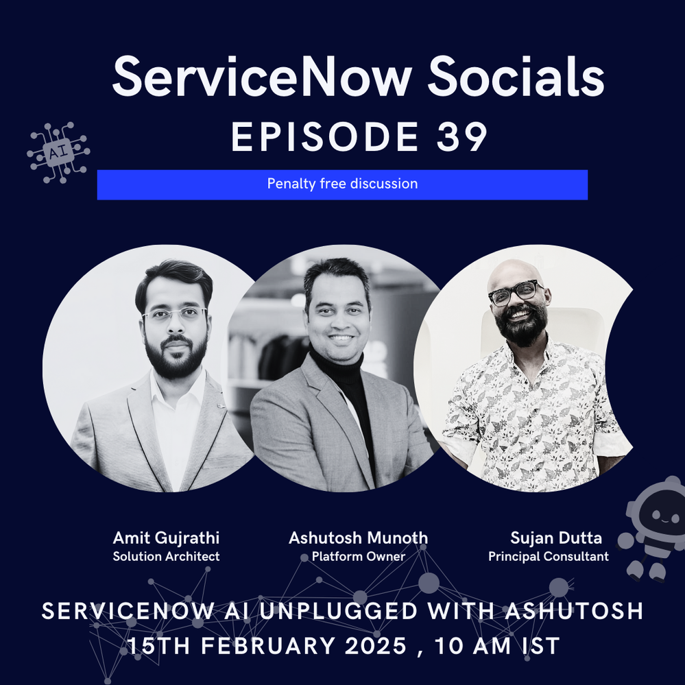 ServiceNow Socials Episode 39 Recap