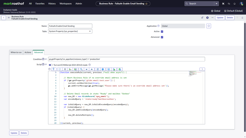 Enable Email Sending Failsafe + Automatically Enabling After System Clones
