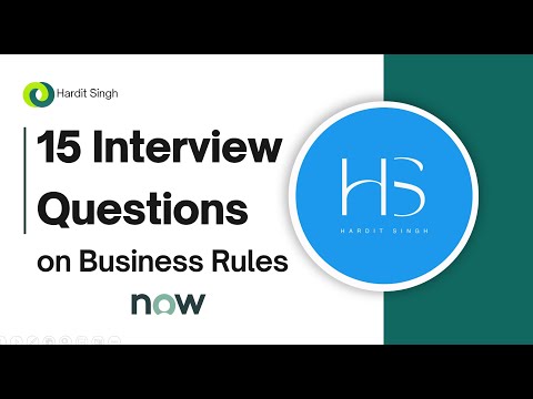 15 Interview Questions on Business Rules