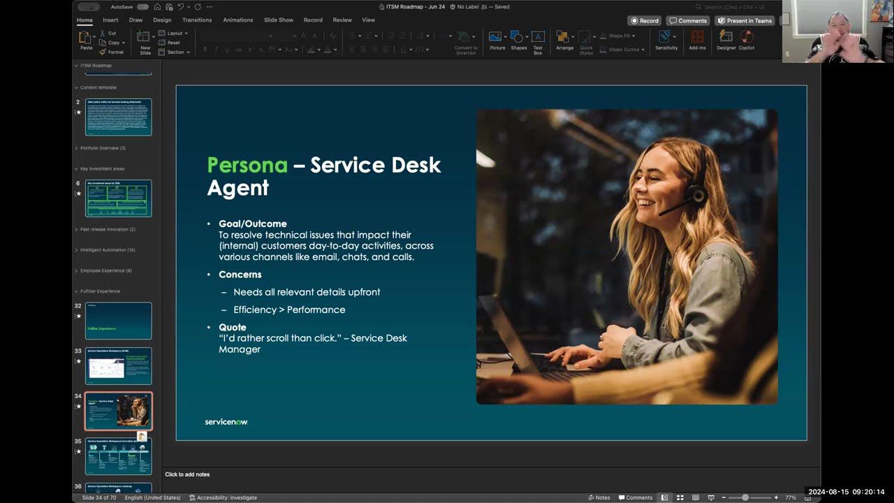 SOW Launch & Learn Series Introduction to Service Operations Workspace (SOW) for ITSM Personas