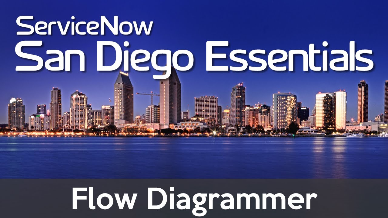 Using #ServiceNow Flow Diagramming View (SanDiego Essentials)