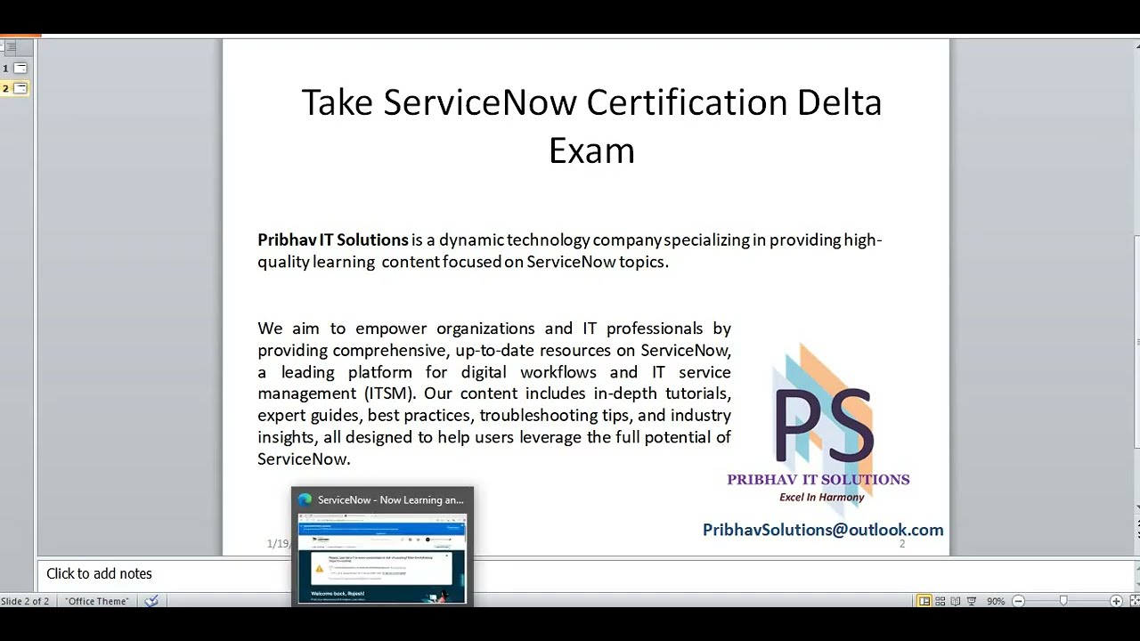 how to take servicenow delta exam