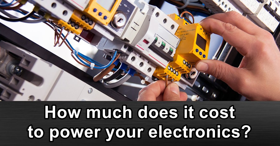 How much does it cost to power your electronics?