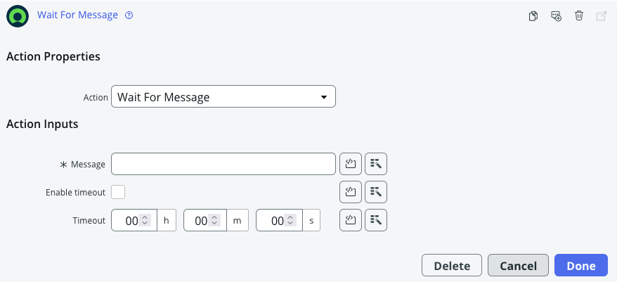 Sending message to an active flow from outside of Context