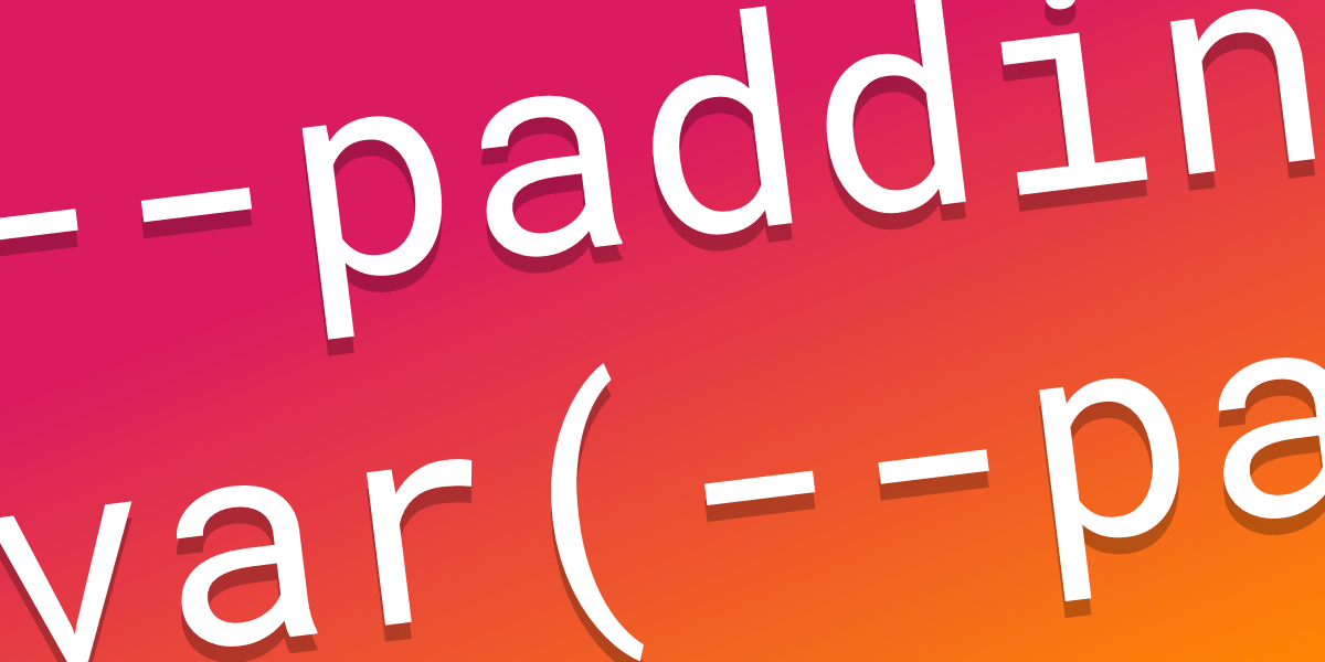 Maybe don't use custom properties in shorthand properties