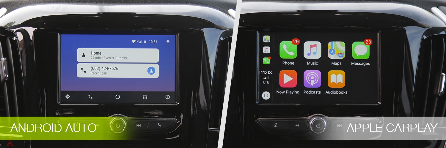 Android Auto vs Apple CarPlay Oct 2019
