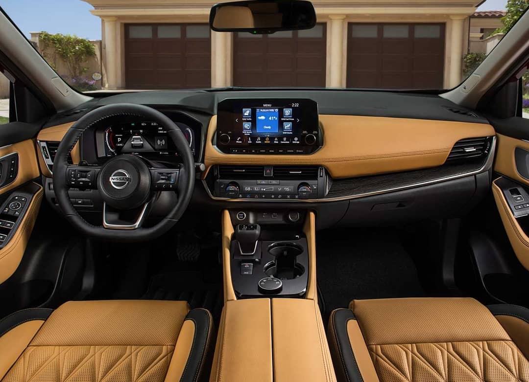 nissan rogue 2021 интерьер