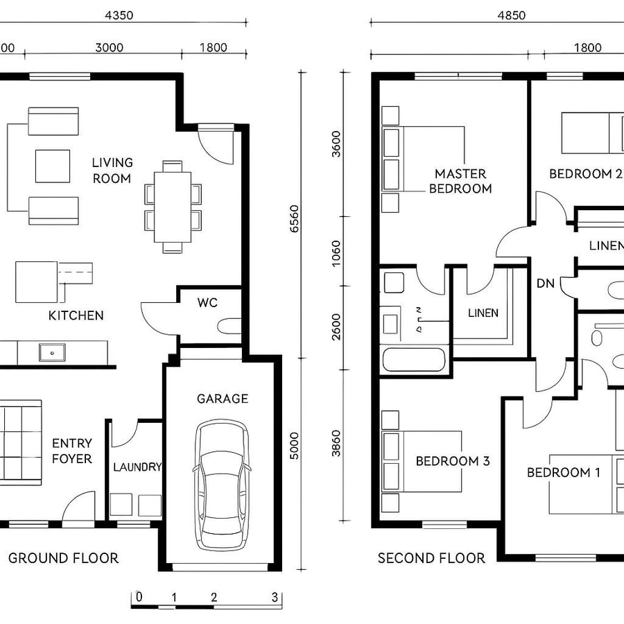 2 story house floor plans