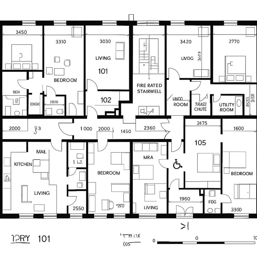 apartment building floor plans inspiration 5