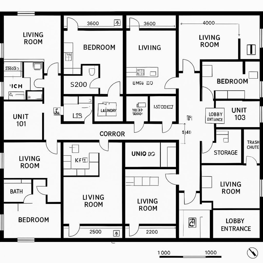 apartment complex floor plans inspiration 2