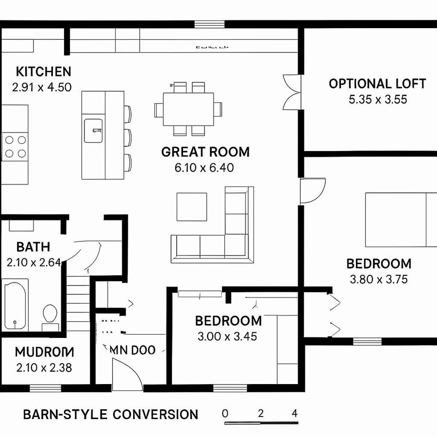 barn homes floor plans