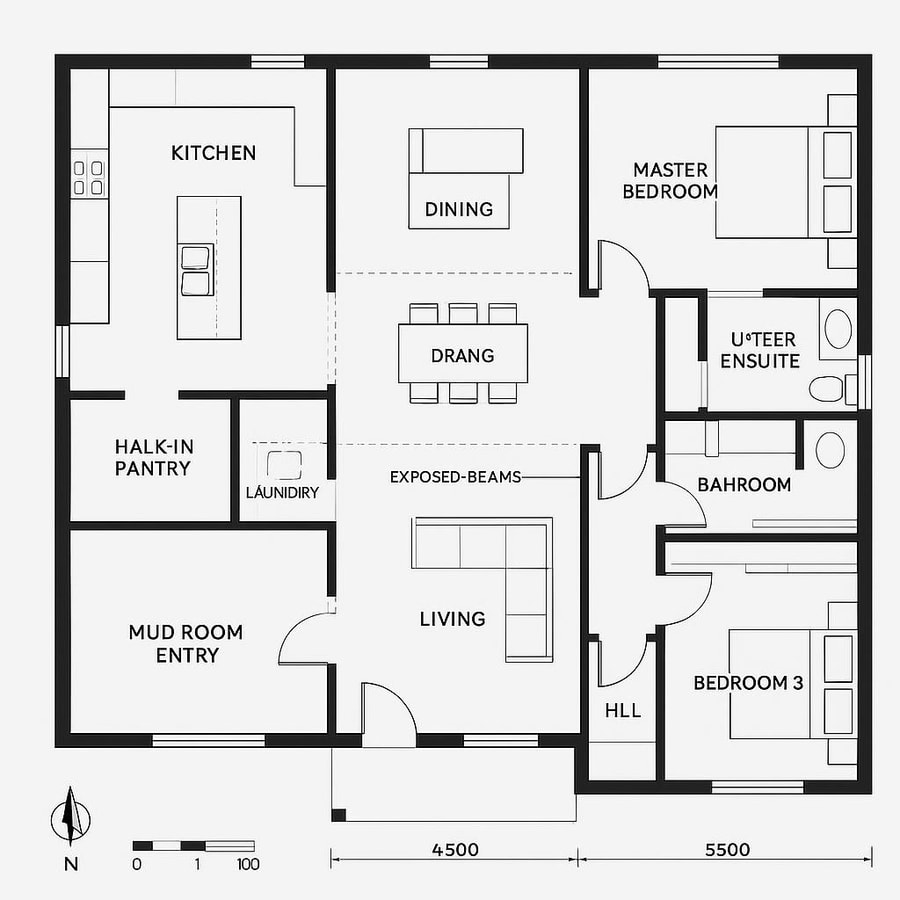 barndominium floor plans 3 bedroom