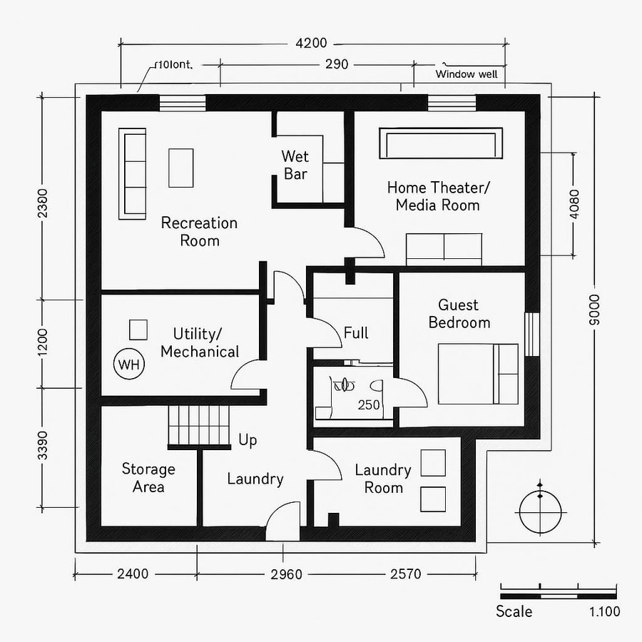 basement floor plans