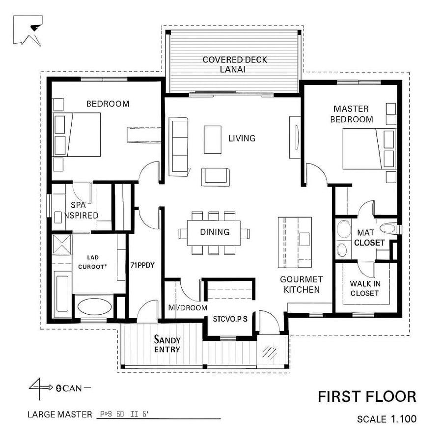 beach style floor plans