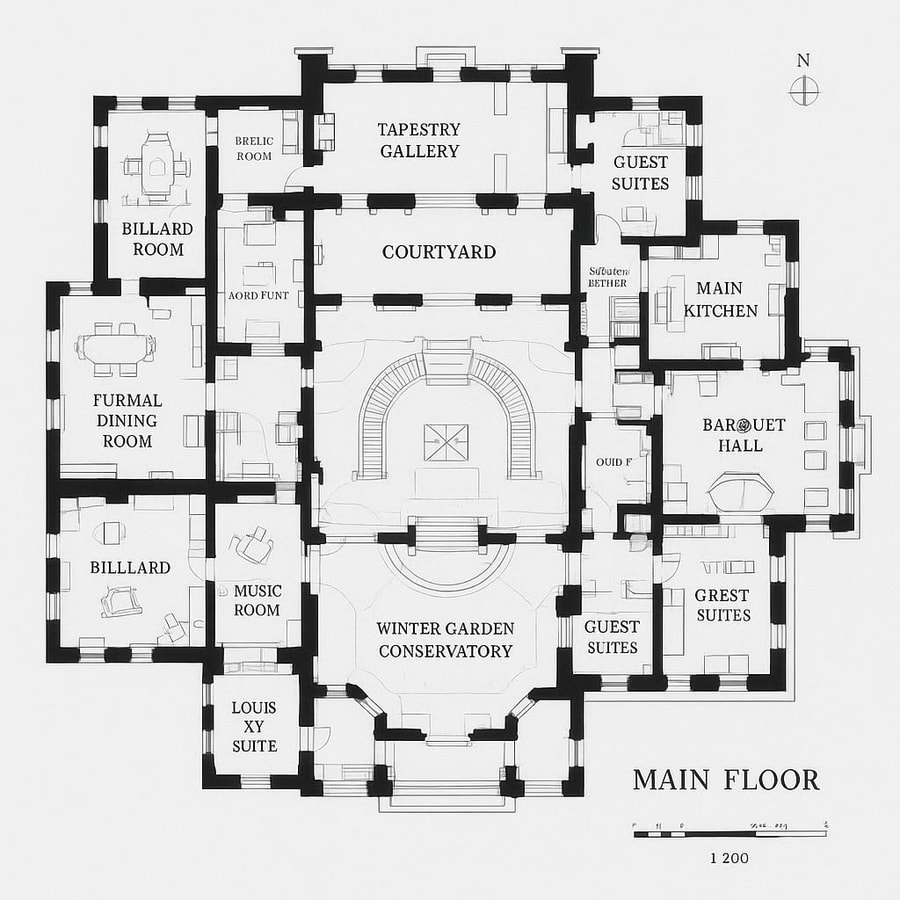 biltmore house floor plan inspiration 2
