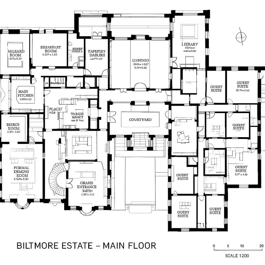 biltmore house floor plan inspiration 3