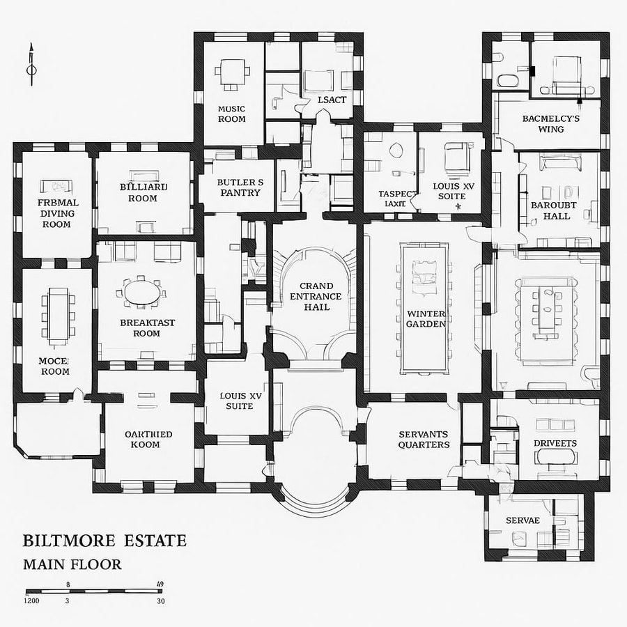 biltmore house floor plan inspiration 5