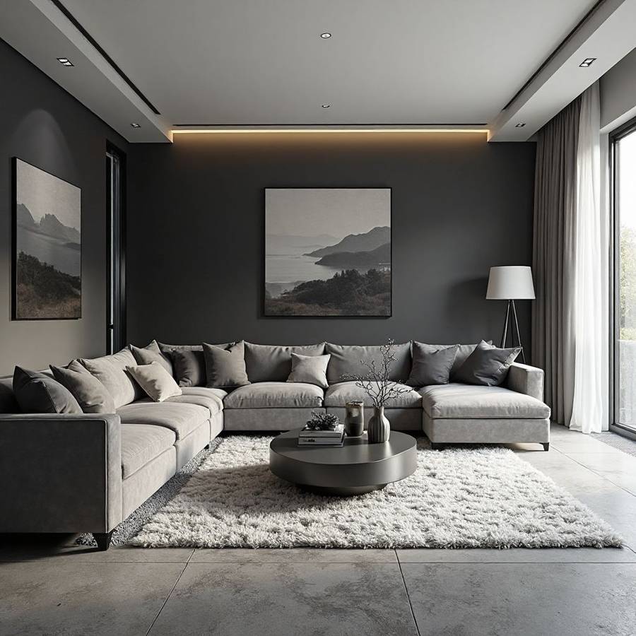 black and white living room ideas inspiration 1