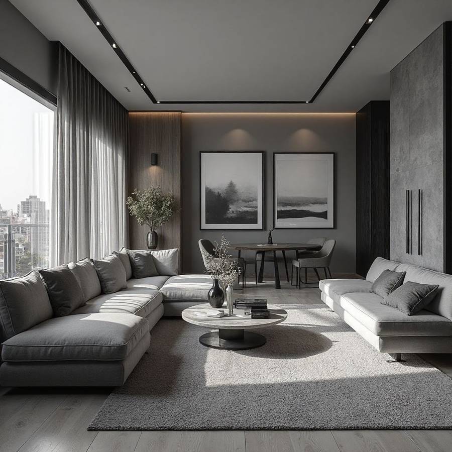 black and white living room ideas inspiration 4