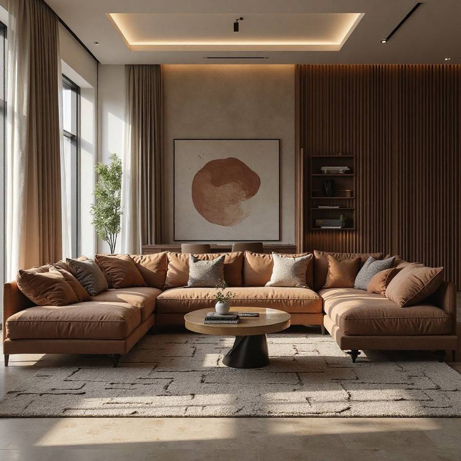 brown couch living room ideas inspiration 1