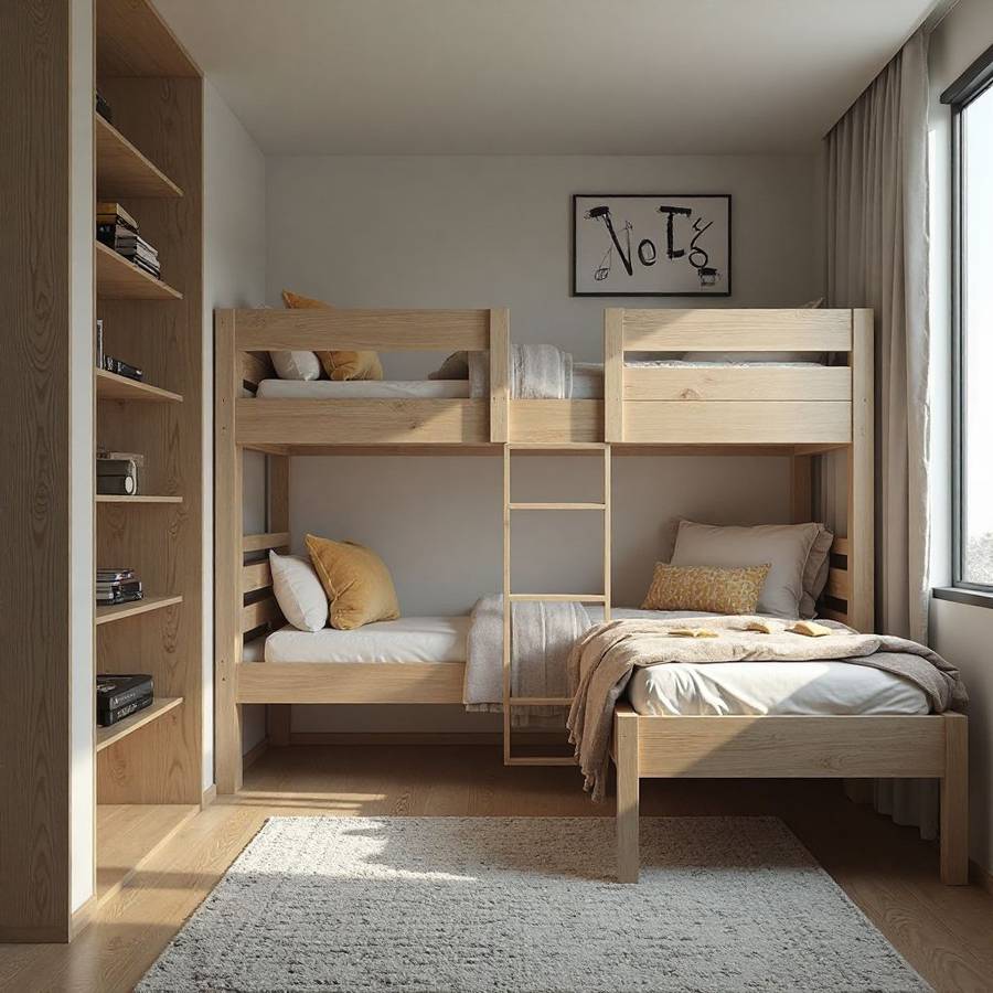 bunk bed dorm room ideas inspiration 2