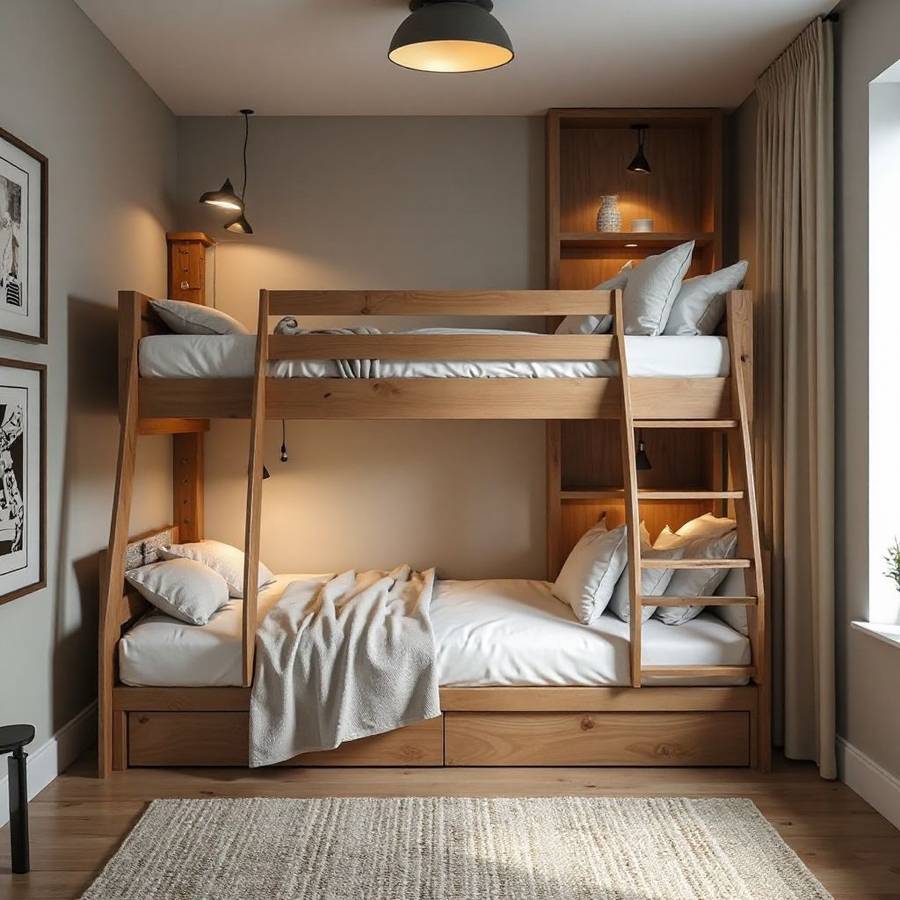 bunk bed dorm room ideas inspiration 3