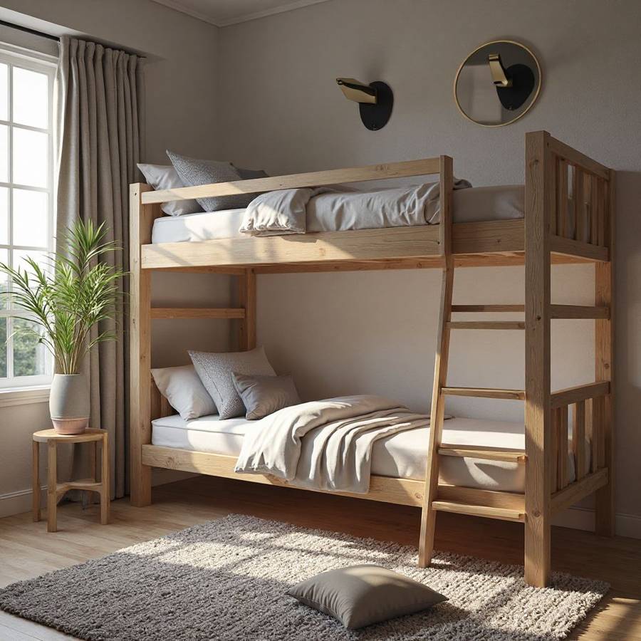 bunk bed dorm room ideas inspiration 4