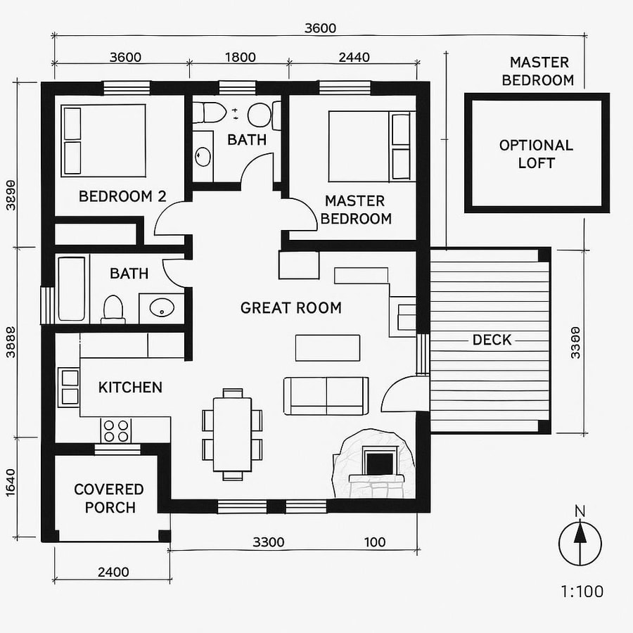 cabin floor plans