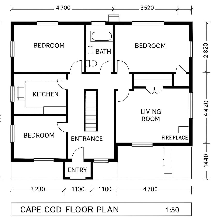 cape cod home floor plans