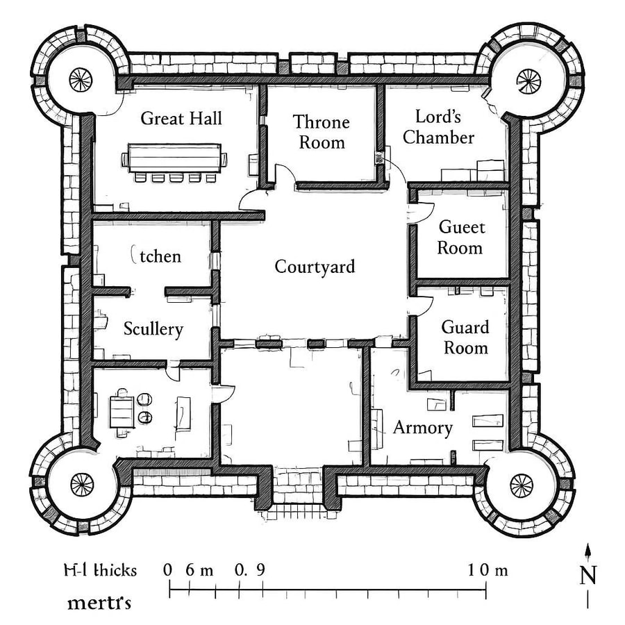 castle floor plan