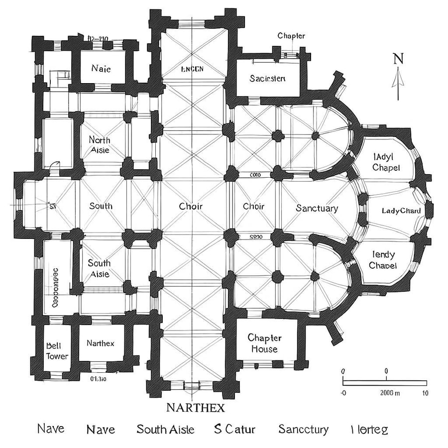 cathedral floor plan