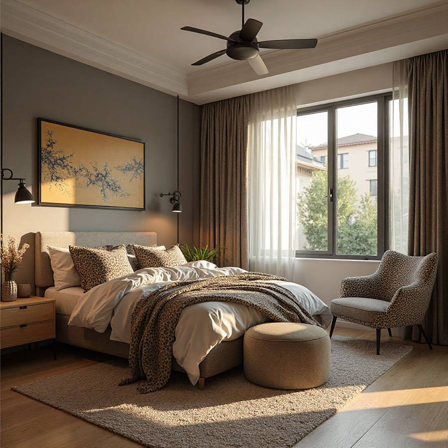 cheetah print dorm room ideas inspiration 1