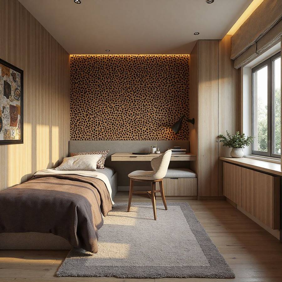 cheetah print dorm room ideas inspiration 2