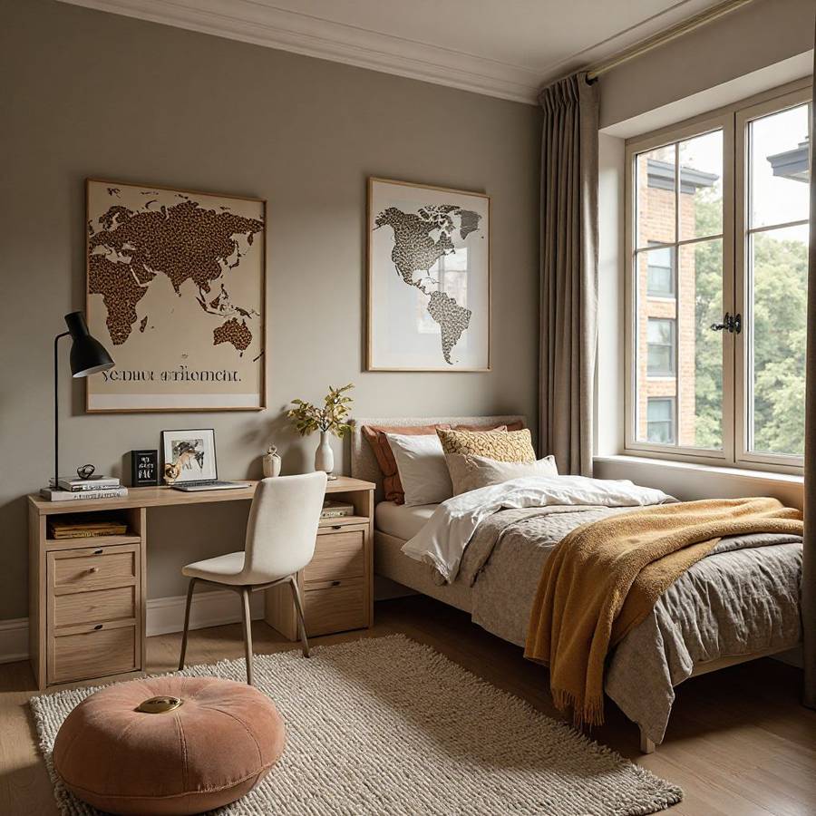 cheetah print dorm room ideas inspiration 5