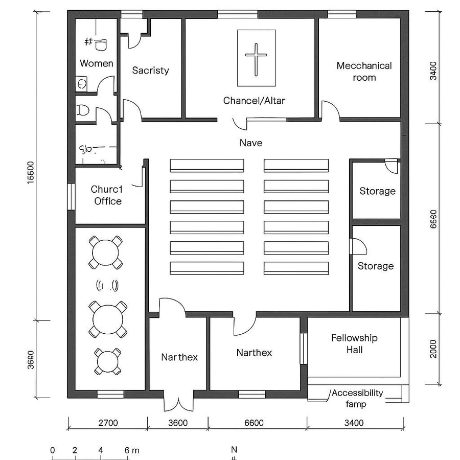 church building floor plans inspiration 1