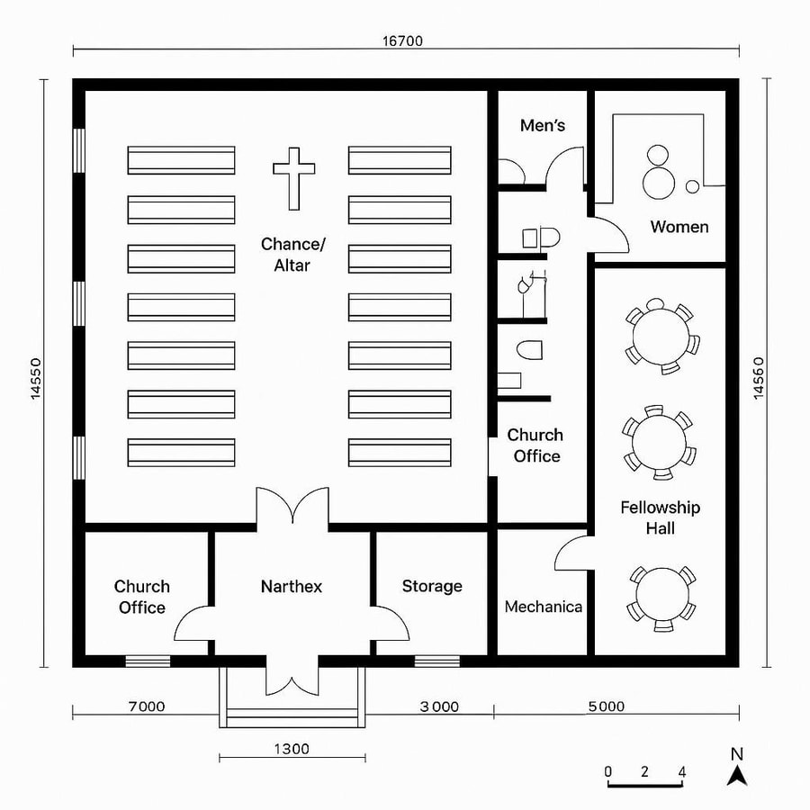 church building floor plans inspiration 2
